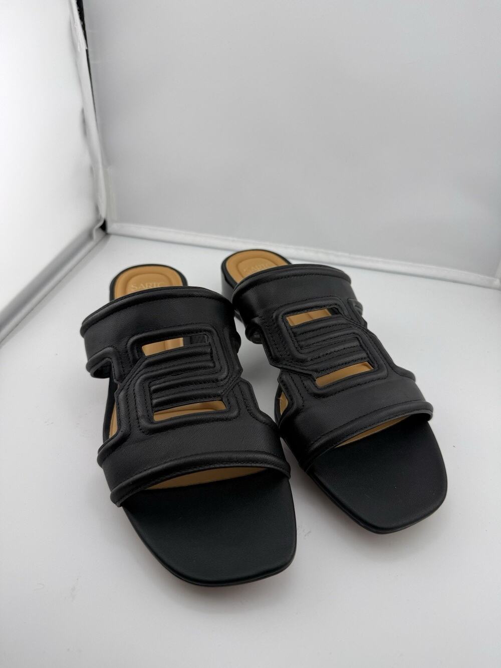NWOB Franco Sarto Women's Marina Classic Slide Sandal Black Size 8
